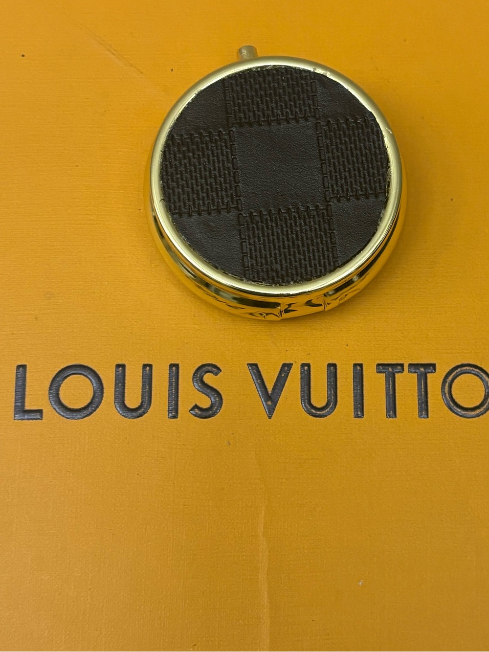 Louis Vuitton Damier Pill Box, Pill Container, Jewelry Storage